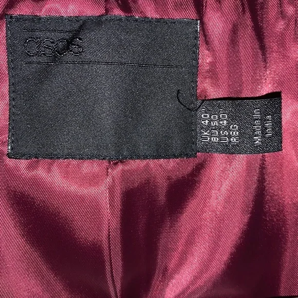 ASOS tuxedo blazer with black knot buttons and details - Picture 6 of 8